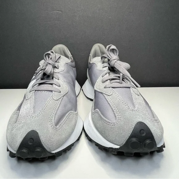 New Balance Gray and White Athletic Shoes - Picture 2 of 8